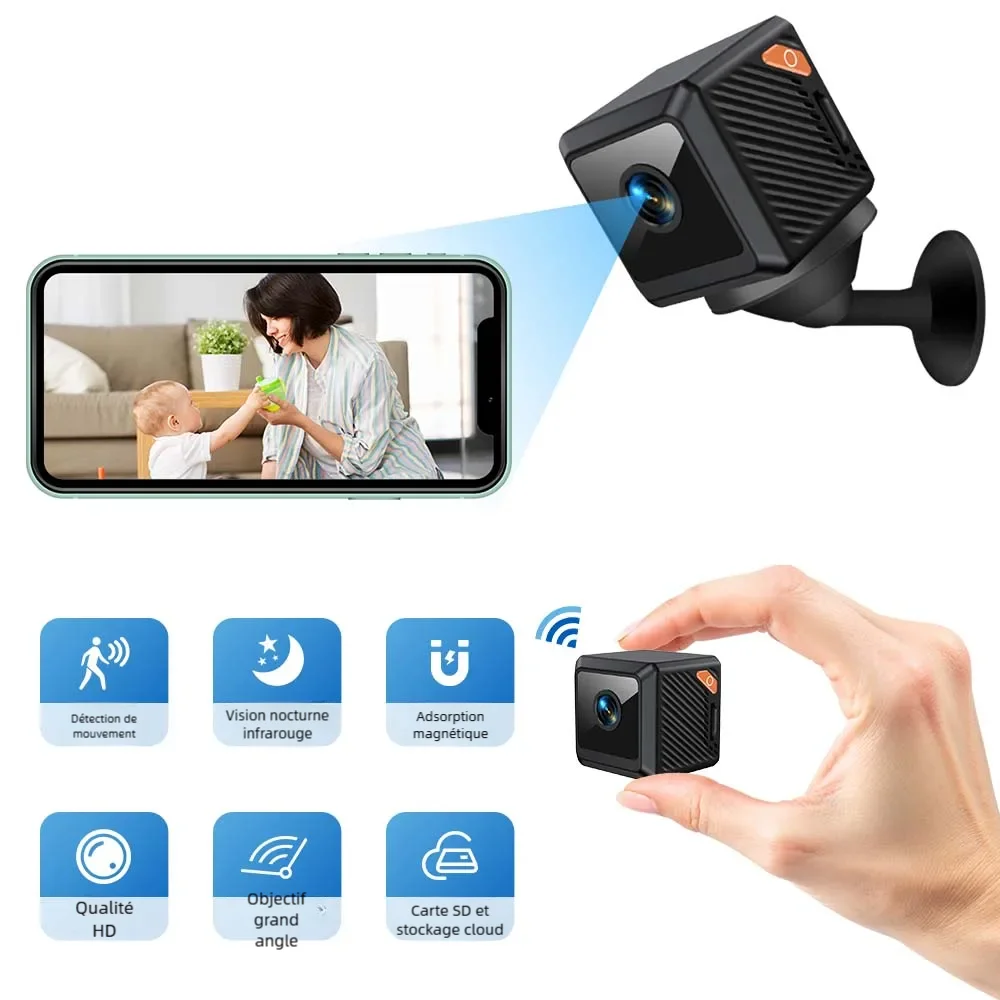 Home Security Video Cameras - W02 1080P mini security protection home