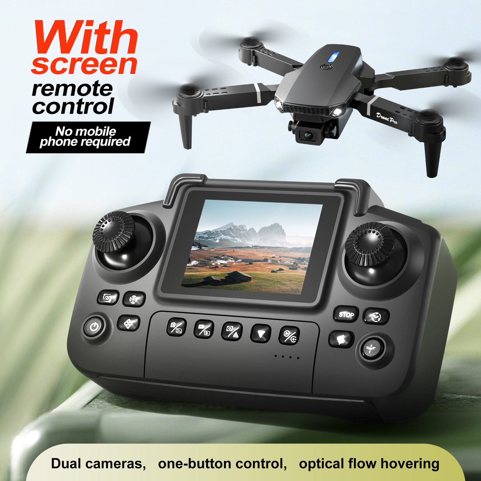 Home Security Cameras Outdoor - 2025 New E88 E99 Upgraded Drone