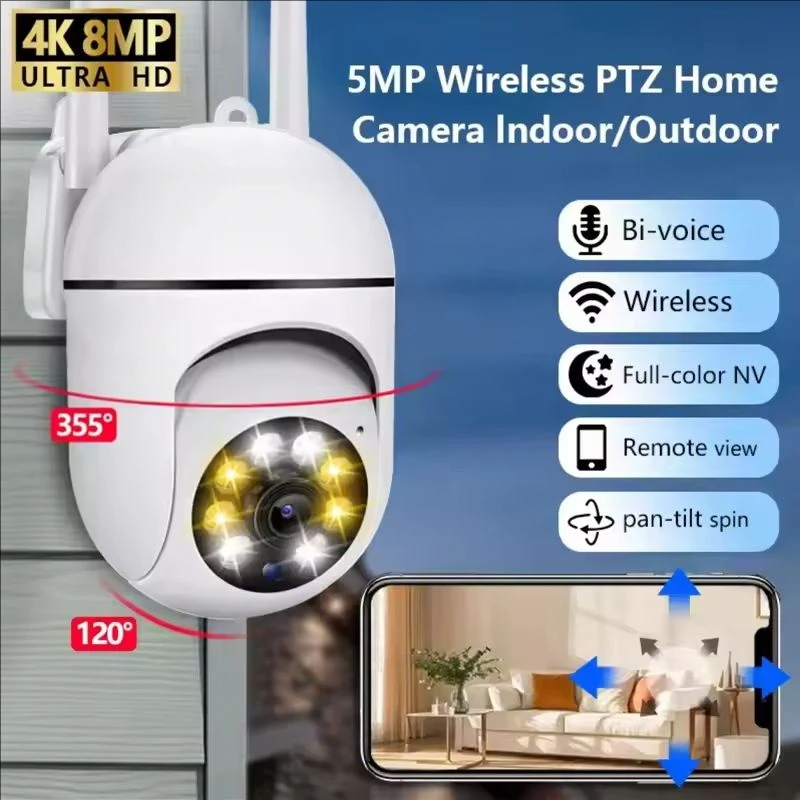 Home Security Cameras Outdoor - Smart Life 5MP WiFi Two Way