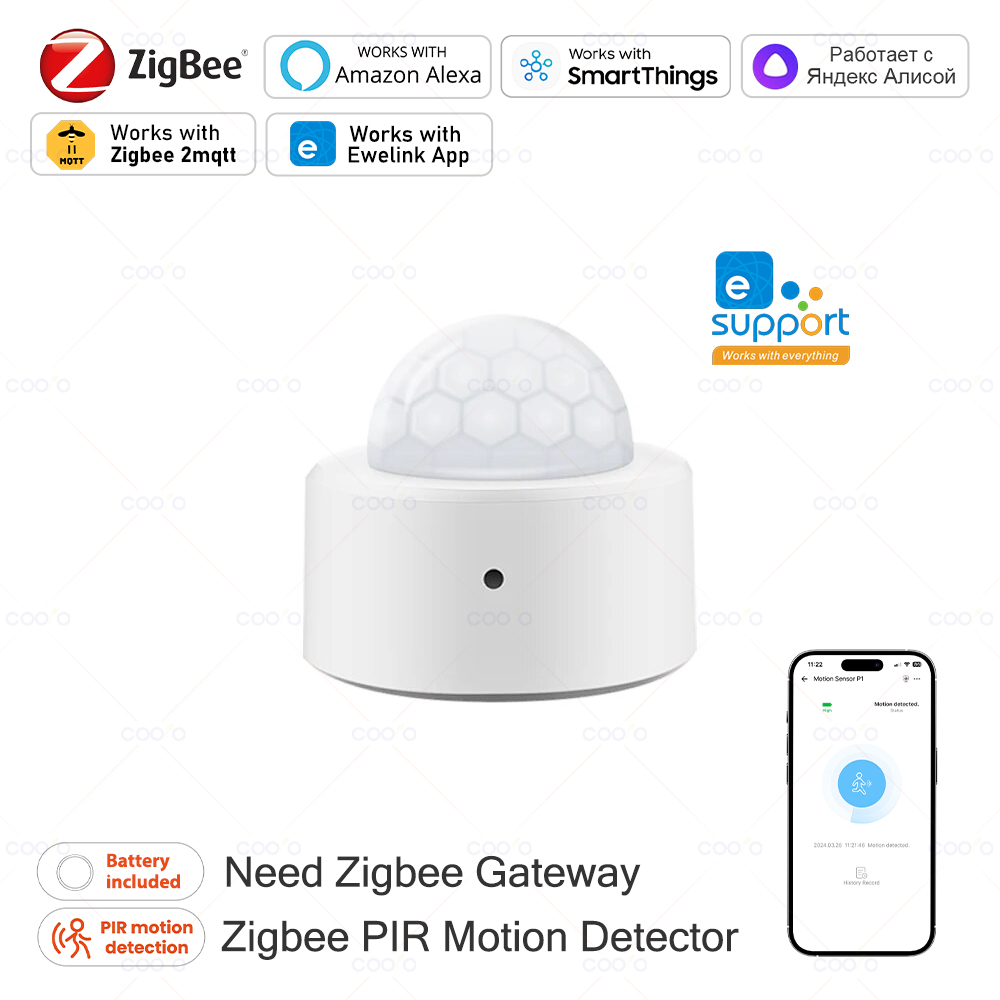 Home Security Device - Zigbee Mini PIR Motion Sensor Human