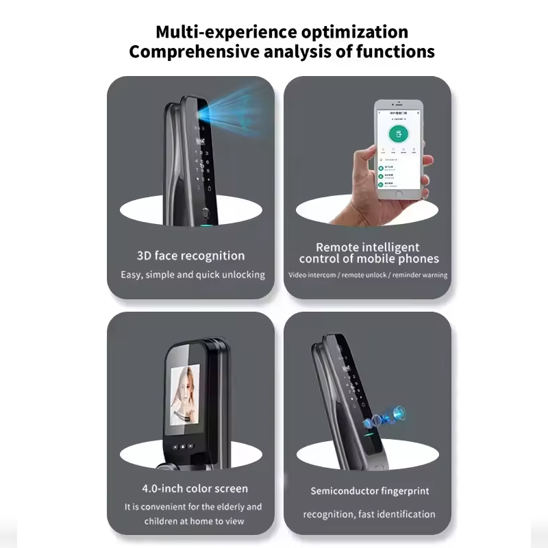 HX5 Smart Door Lock 3D Face Re - Home Security Indoor Cameras のレビューと価格