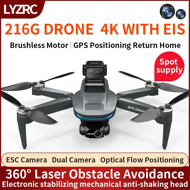 L200 PRO MAX Drone 4K 2-Axis P - Home Security Cameras Outdoor のレビューと価格