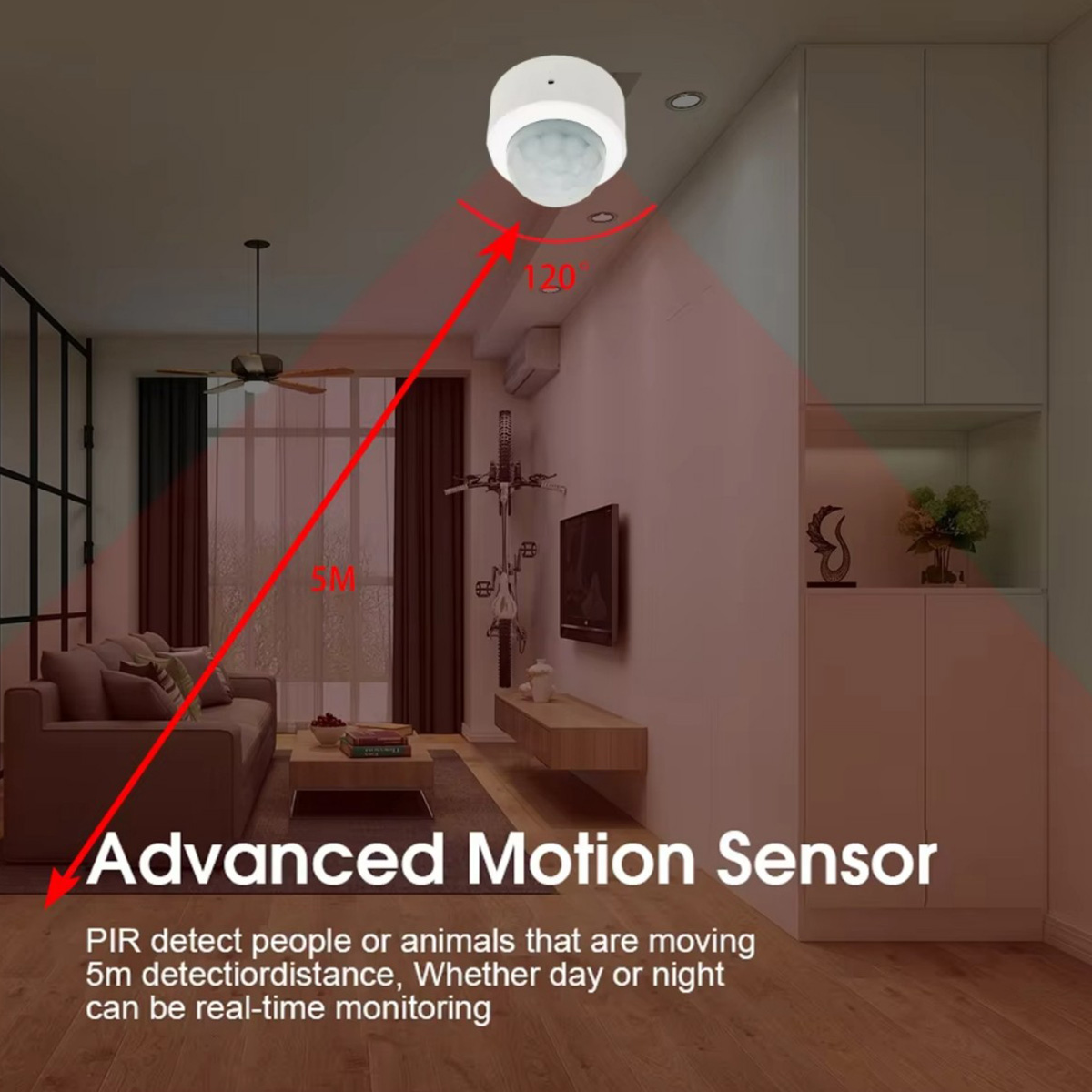 Zigbee PIR Motion Sensor Human - Home Security Device のレビューと価格