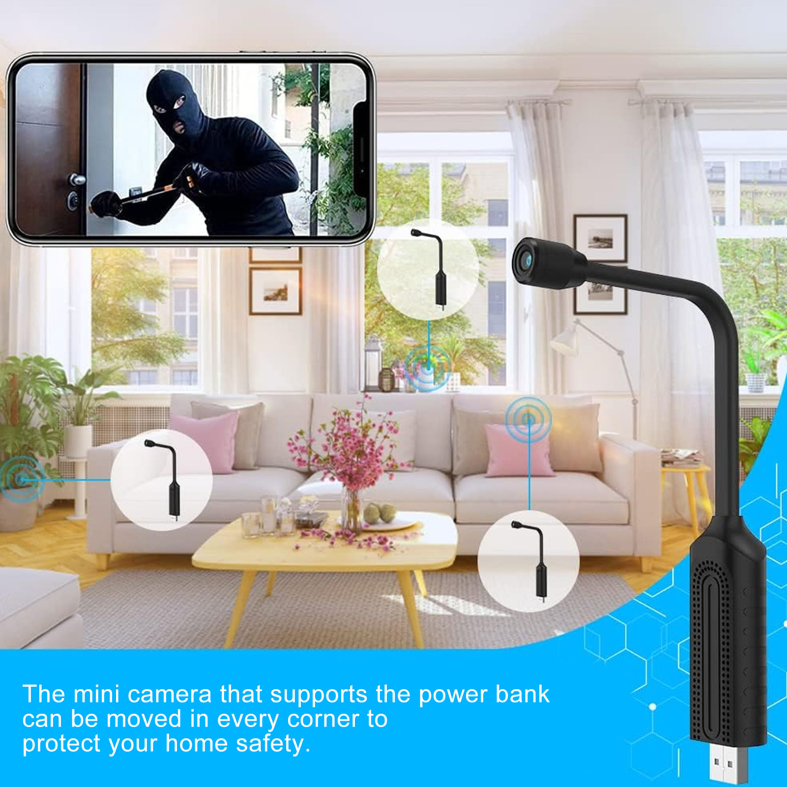 USB Mini WiFi Wireless Camera  - Home Security Video Cameras のレビューと価格