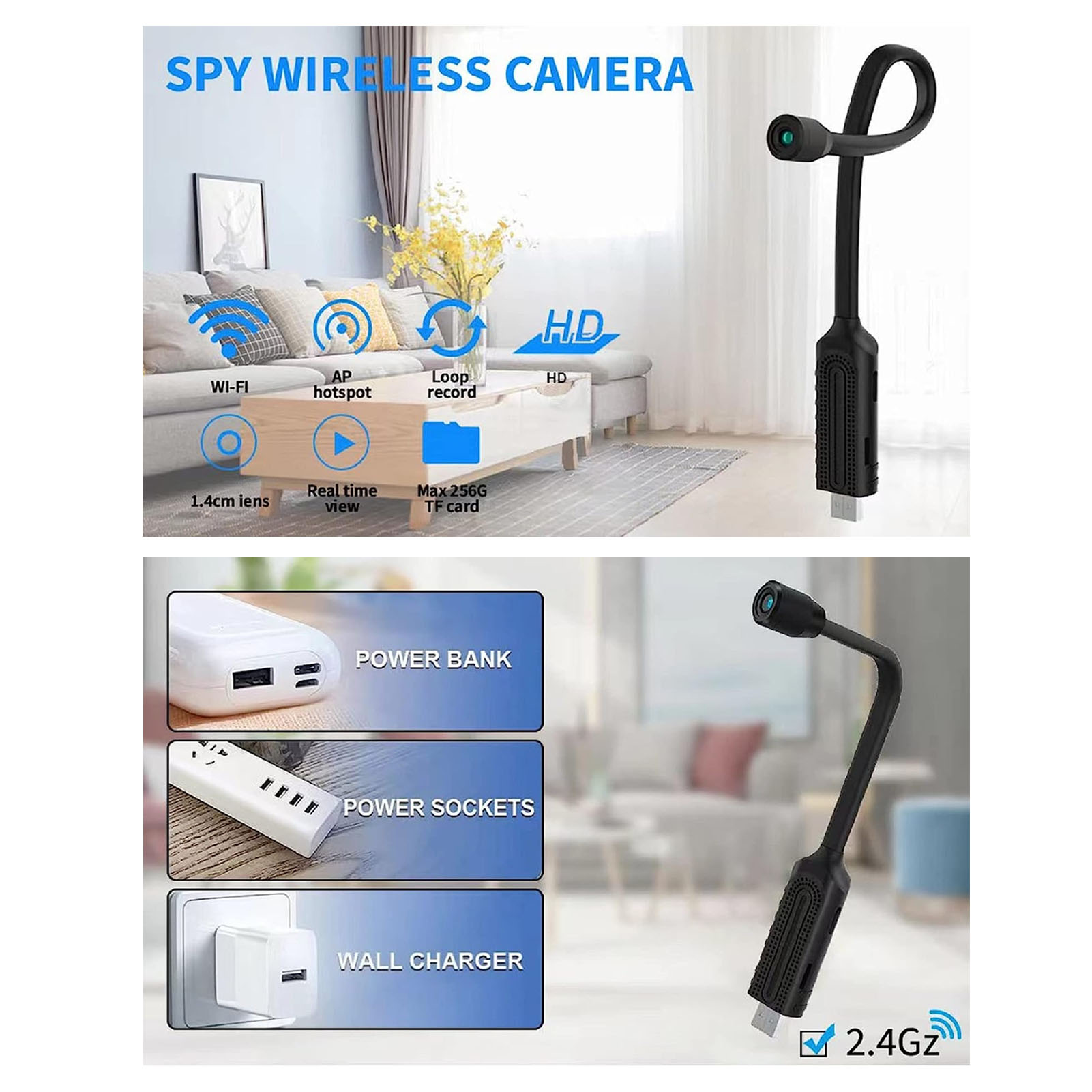 USB Mini WiFi Wireless Camera  - Home Security Video Cameras のレビューと価格