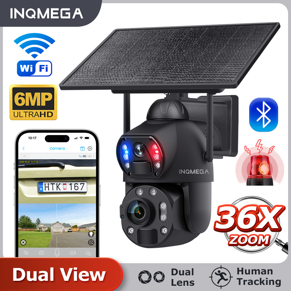 12MP 36X Dual Lens Solar Secur - Home Security Panel のレビューと価格