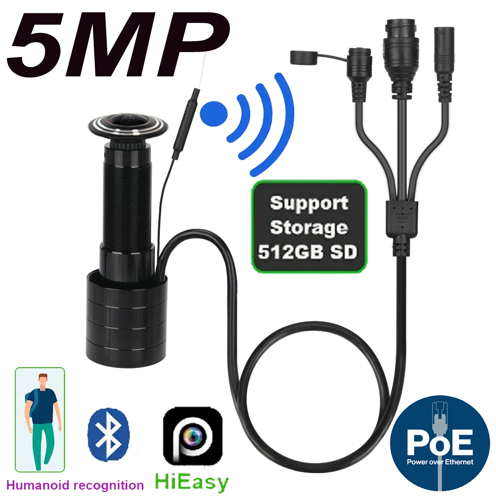 5MP Door Eye IP POE Camera Min - Home Security Adt のレビューと価格