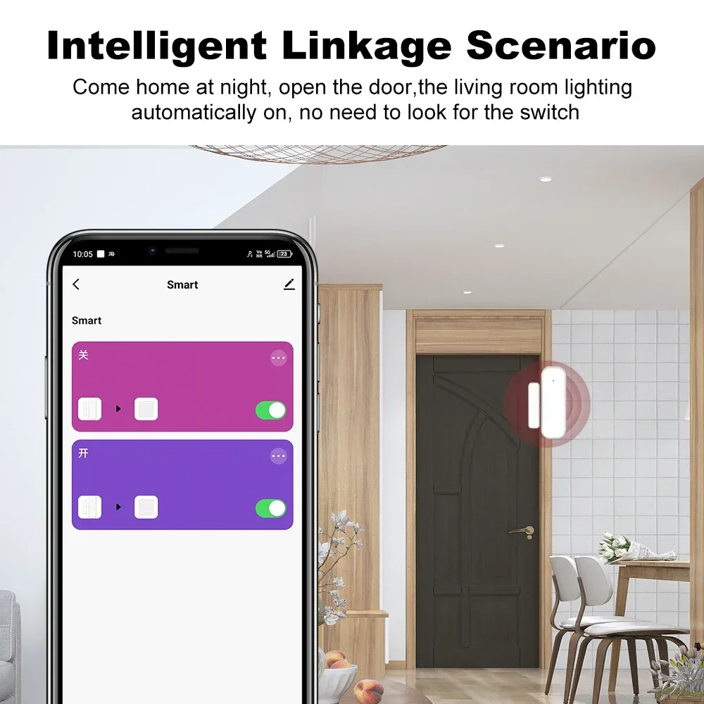 Door Window Sensor ZigBee Door - Window Alarm Sensor のレビューと価格