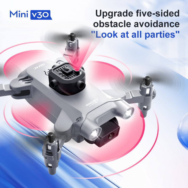 Mini V30 WiFi FPV Drone With 4 - Home Security Cameras Outdoor のレビューと価格