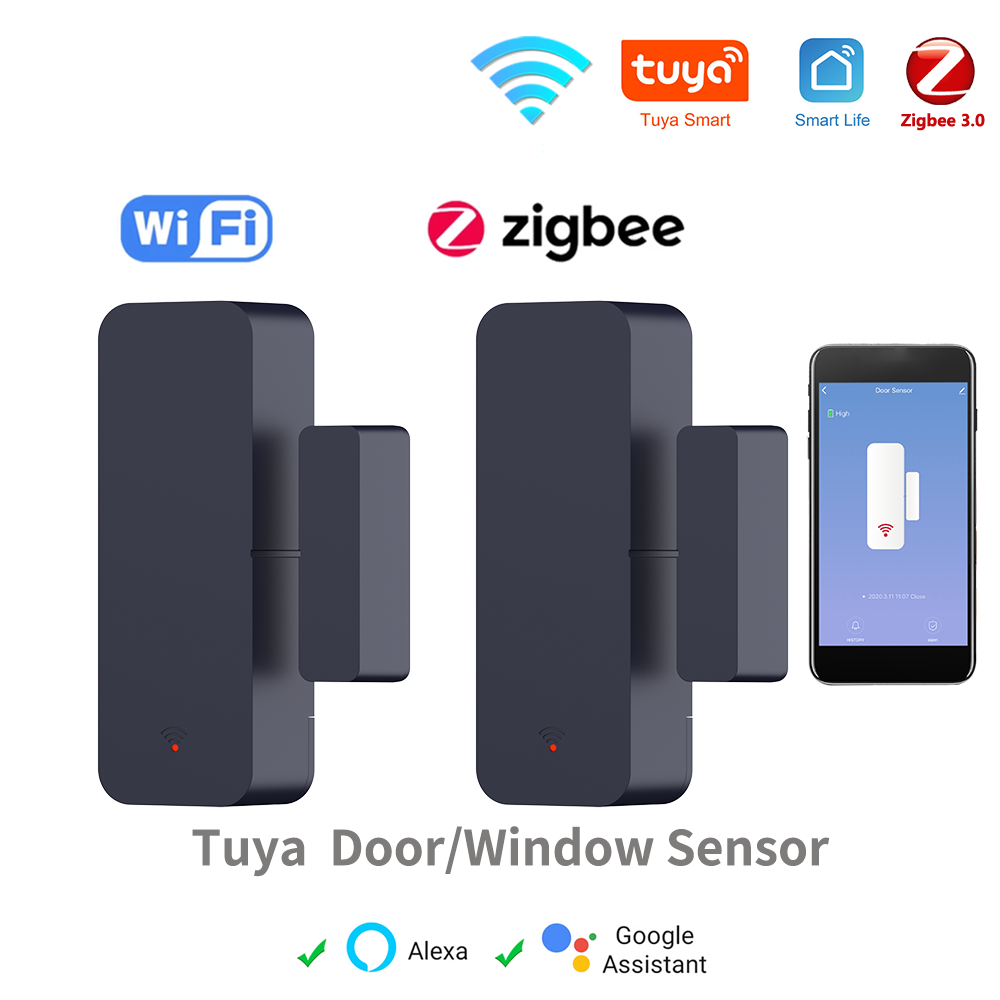 Tuya Zigbee Wifi Door Sensor W - Home Security With Ai のレビューと価格