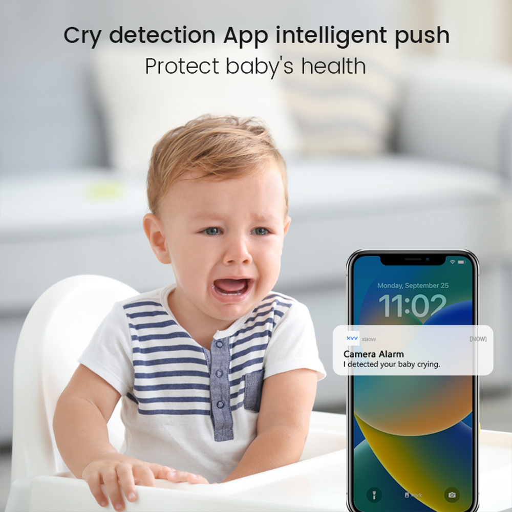 XIAOVV 3MP 2K 2.4GHz WiFi Indo - Home Security Indoor Cameras のレビューと価格