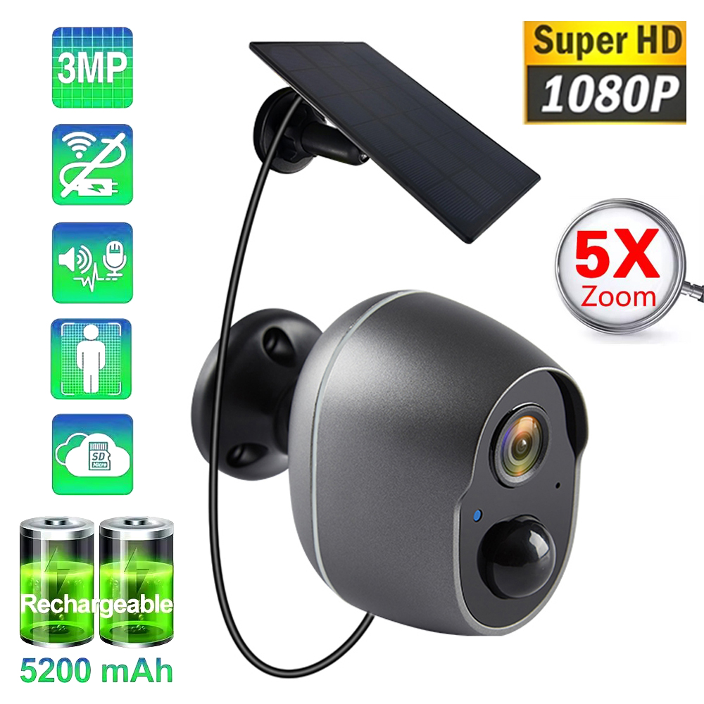 3MP Battery Solar WiFi Securit - Home Security Eufy のレビューと価格