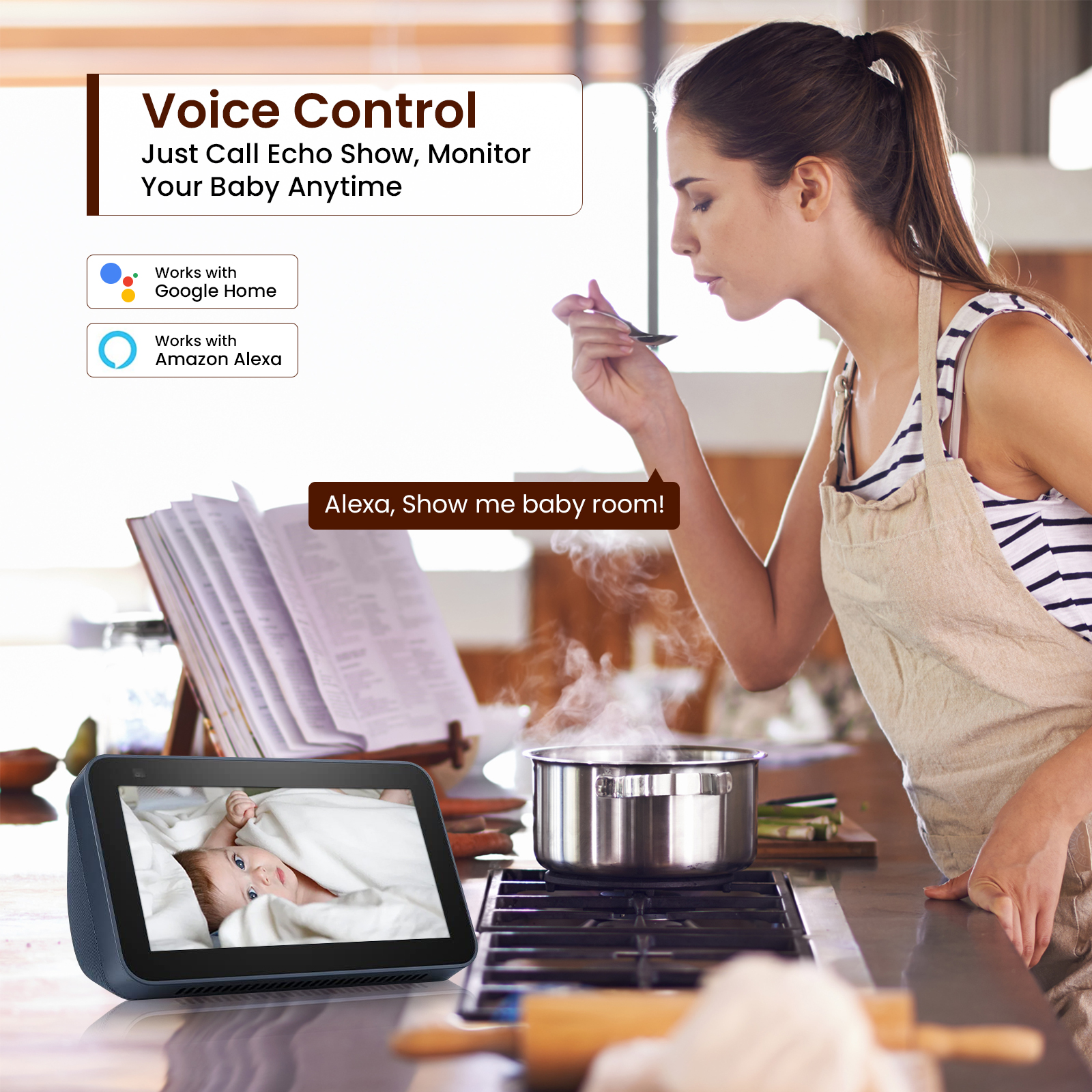 Tuya 1080P Wifi Camera Indoor  - Home Security Eufy のレビューと価格