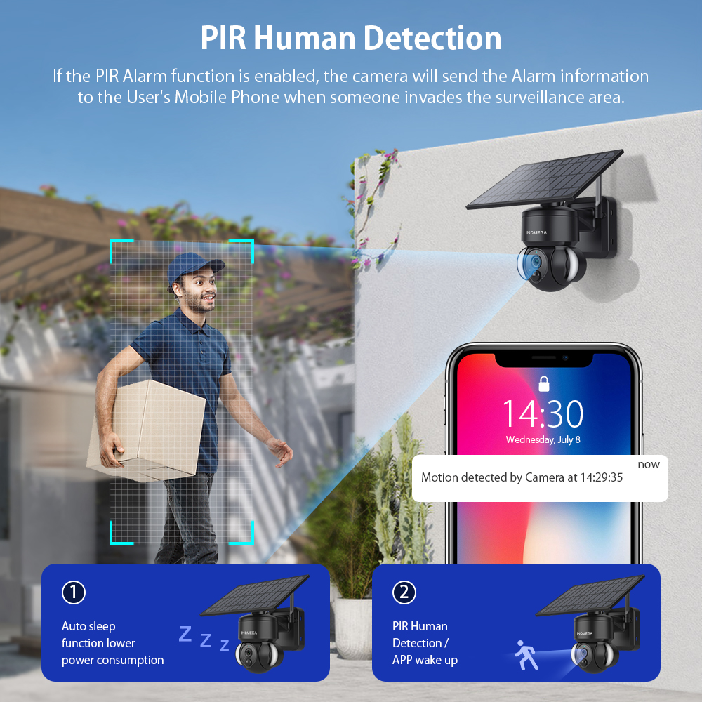 INQMEGA 3MP TUYA Solar Surveil - Home Security Panel のレビューと価格
