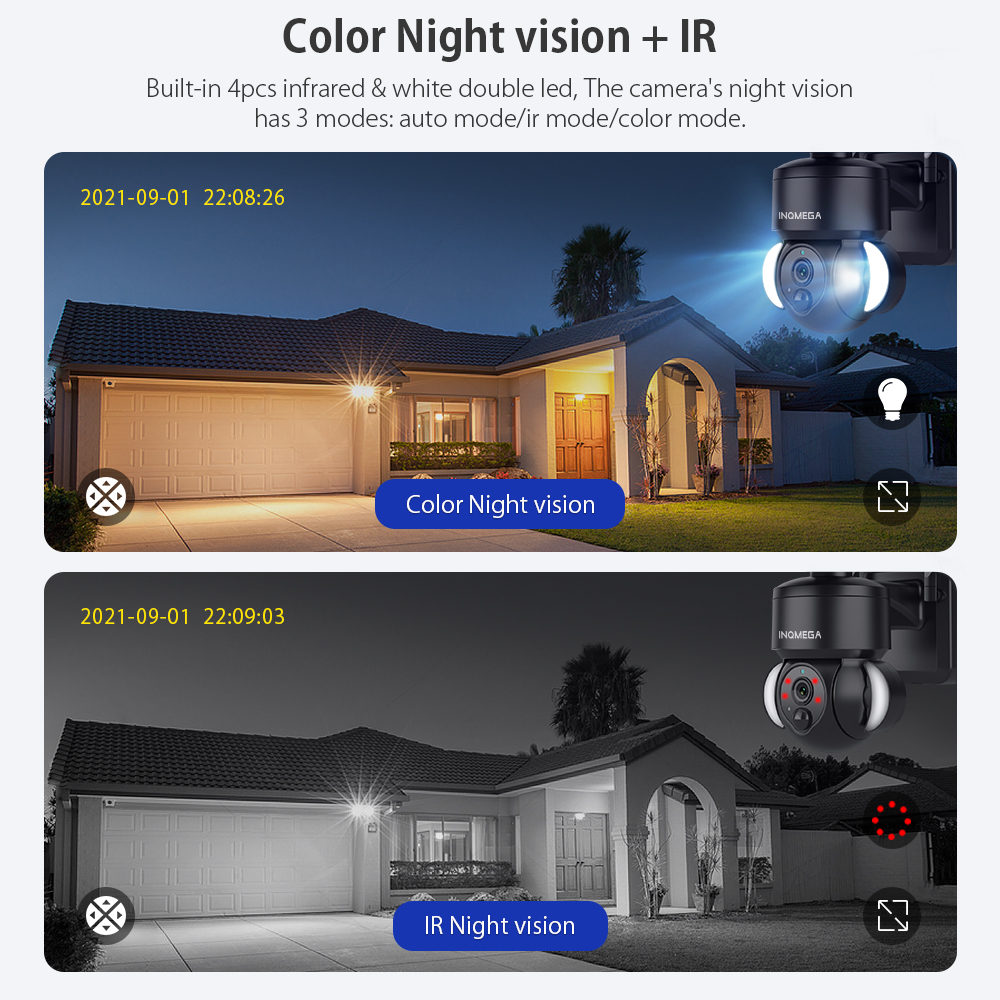 INQMEGA 3MP TUYA Solar Surveil - Home Security Panel のレビューと価格