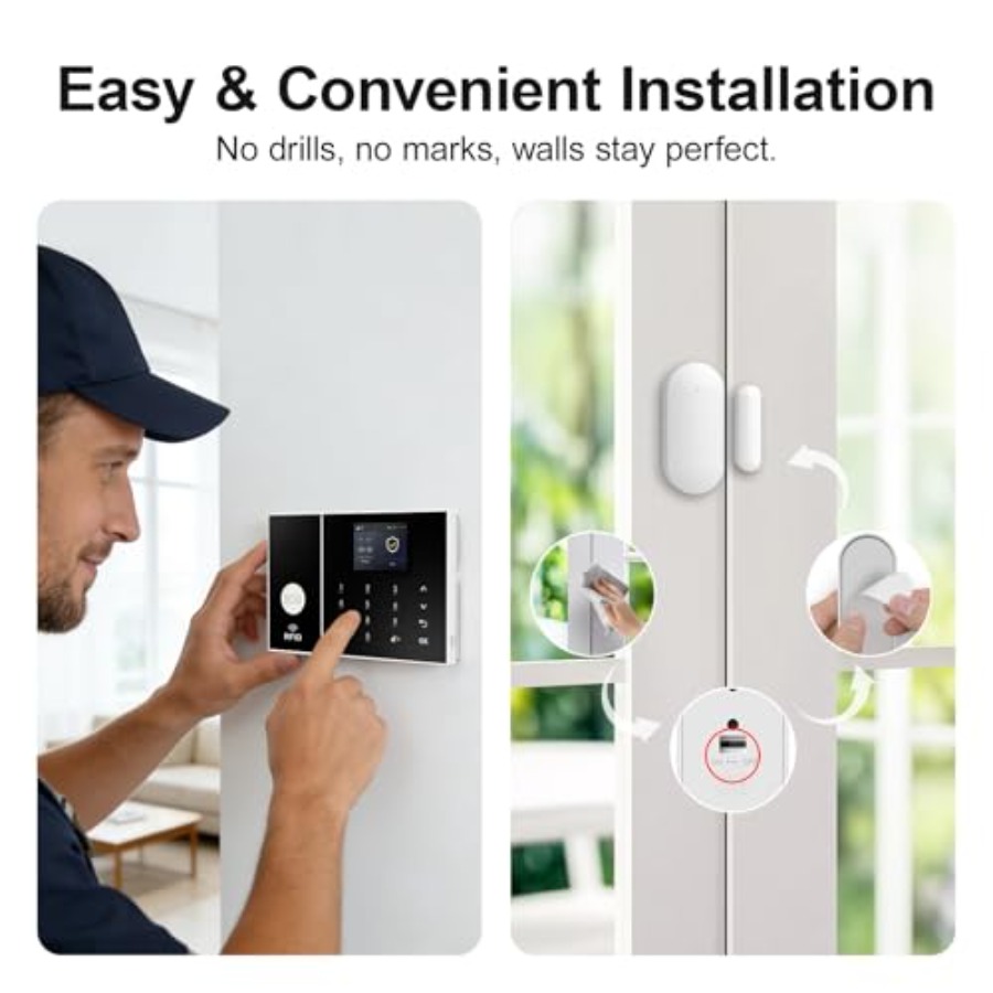 Wireless Alarm System for Home - Home Security No Monthly Fee のレビューと価格