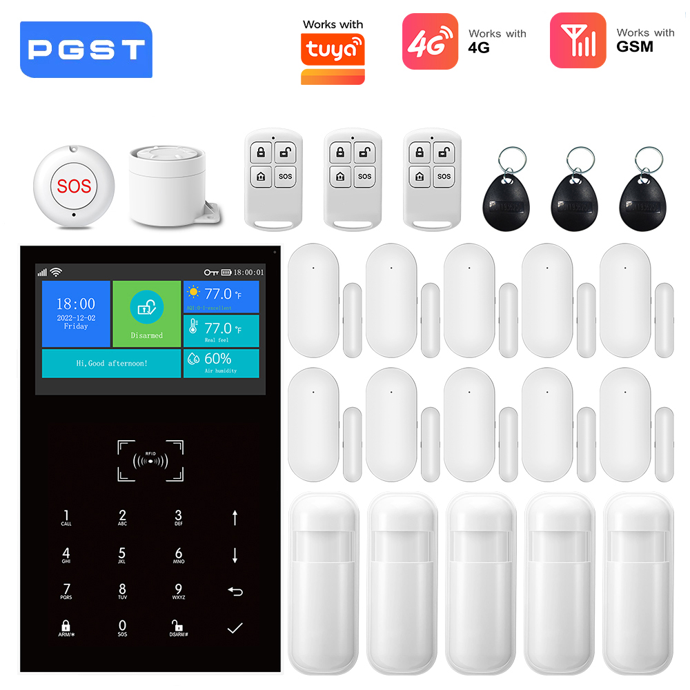 Smart Home Alarm System 2.4G W - Home Security No Monthly Fee のレビューと価格