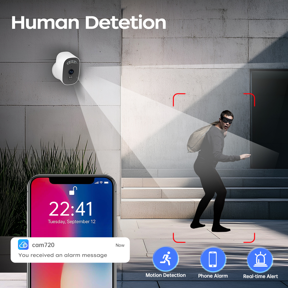 Jooan 3K HD Solar Security Cam - Home Security Indoor Cameras のレビューと価格
