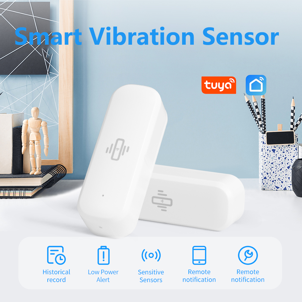 Tuya Smart WiFi Vibration Sens - Home Security With Ai のレビューと価格