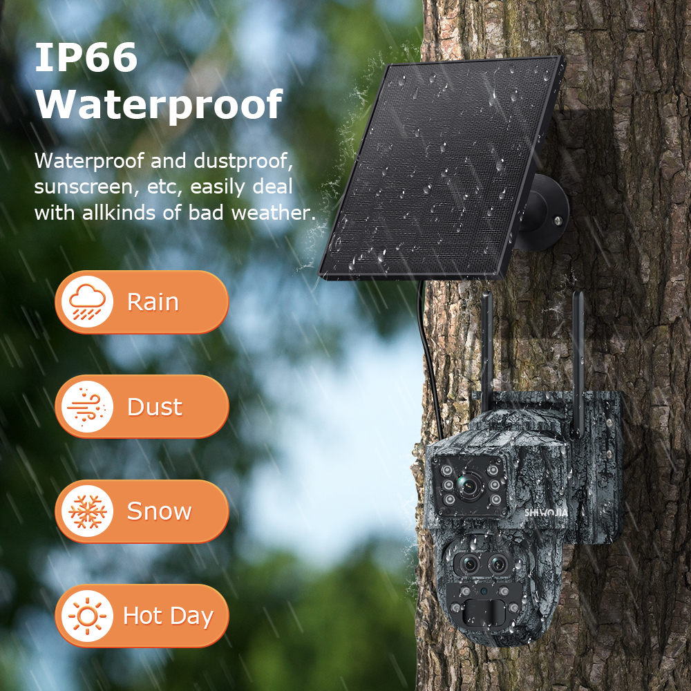 SHIWOJIA 12MP 15X Zoom 4G Sim  - Home Security Panel のレビューと価格