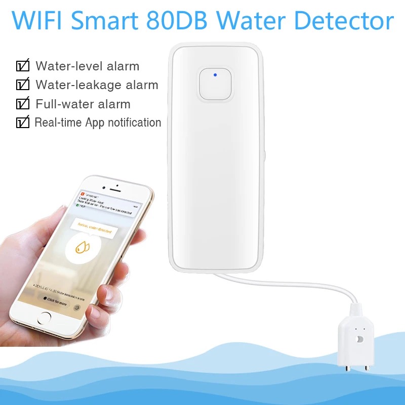 Tuya WiFi Smart Water Leak Sen - Home Security With Ai のレビューと価格