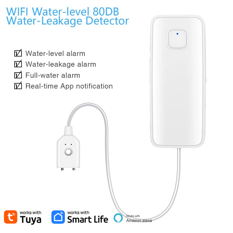 Tuya WiFi Smart Water Leak Sen - Home Security With Ai のレビューと価格
