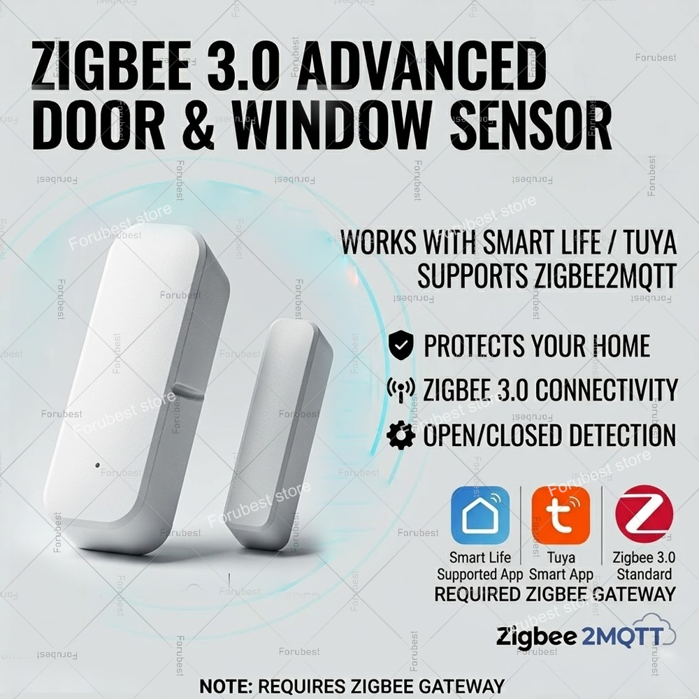 Tuya Zigbee Door Window Sensor - Home Security With Ai のレビューと価格