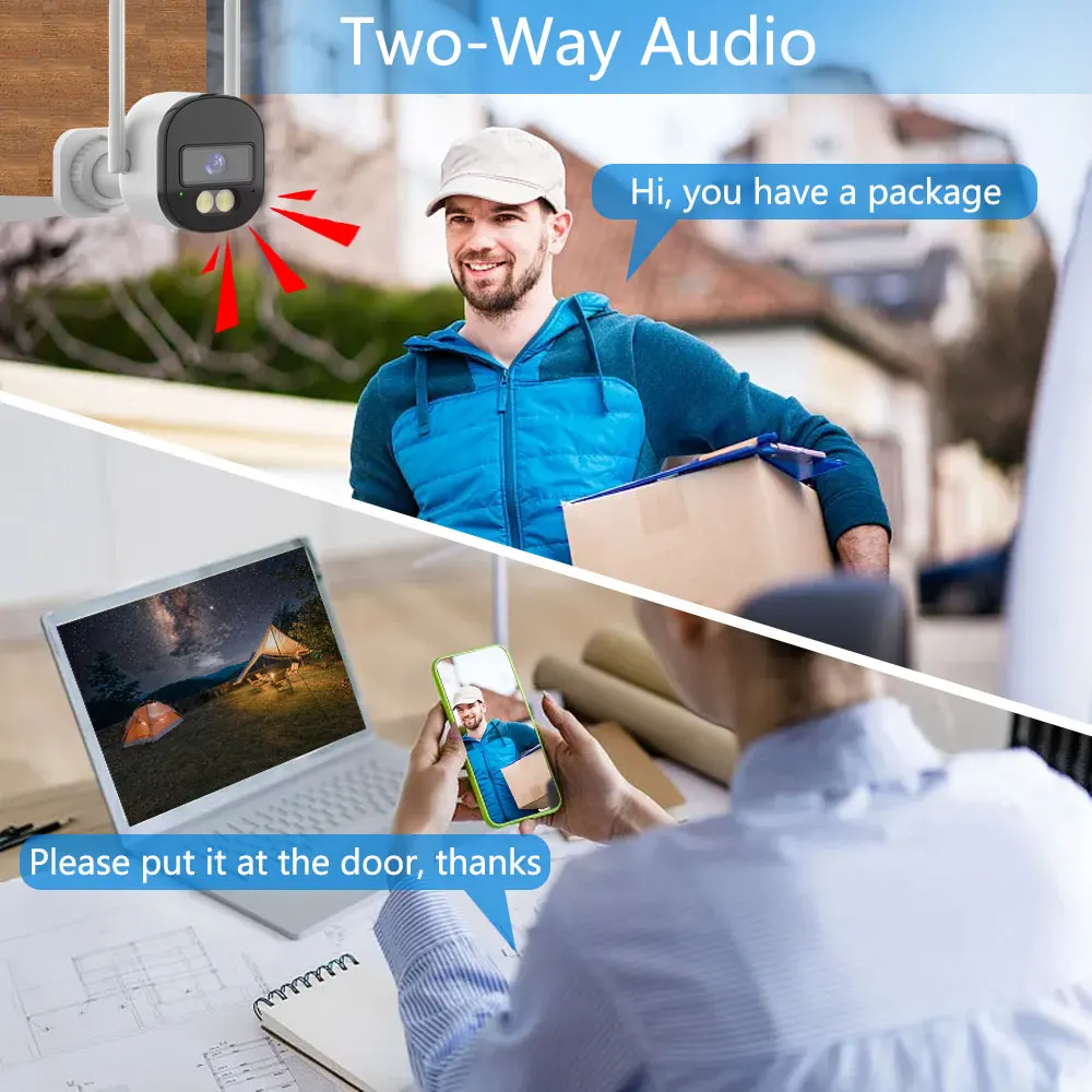 Tuya Bullet Camera Outdoor 5MP - Home Security Video Cameras のレビューと価格