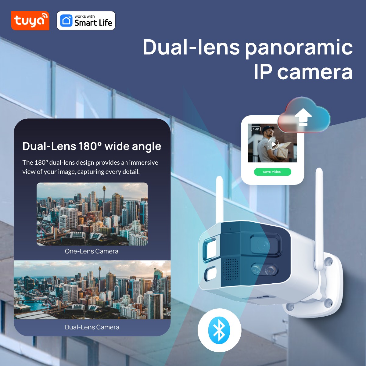 Tuya Smart 4MP 2.5K Dual-Lens  - Home Security Eufy のレビューと価格