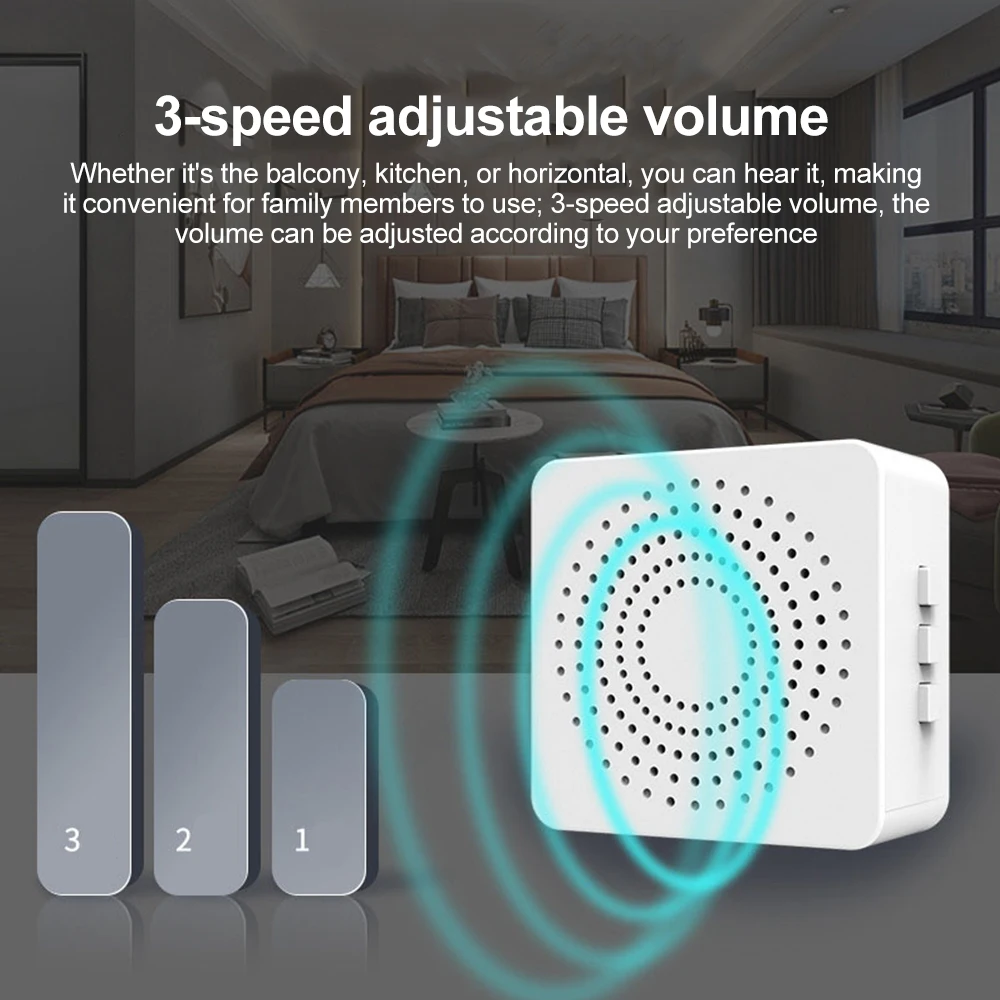 USB Wireless Doorbell Smart We - Home Security Bell のレビューと価格