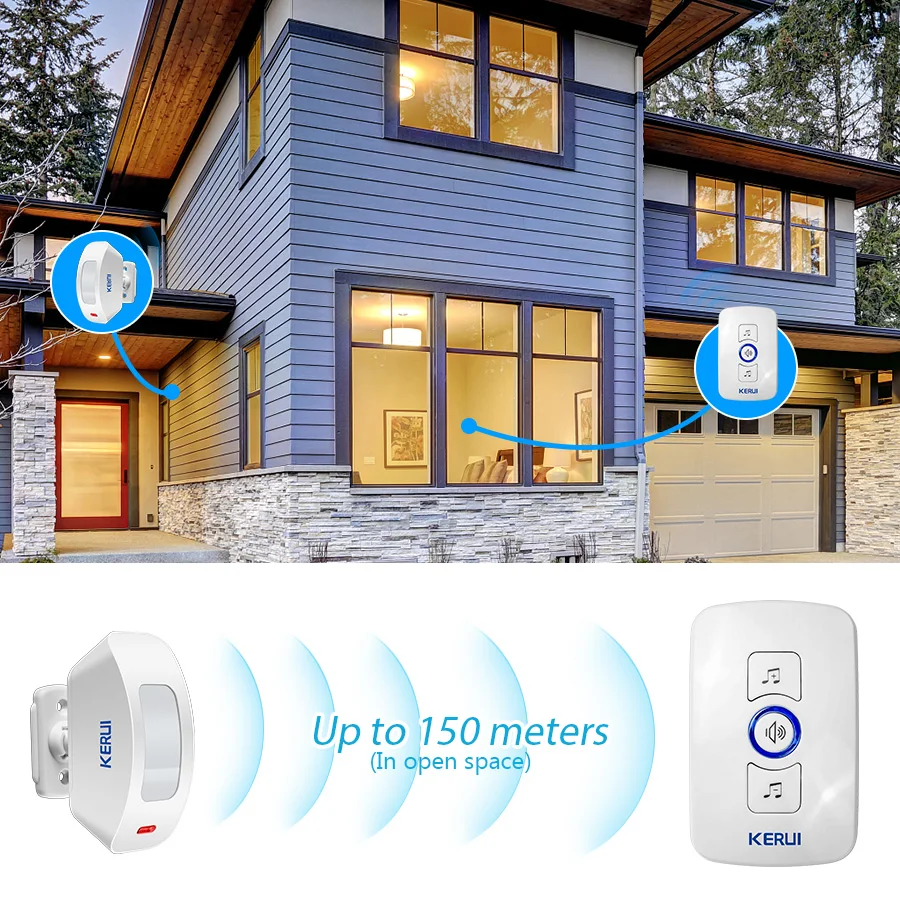 KERUI Wireless Doorbell Home S - Home Security Bell のレビューと価格