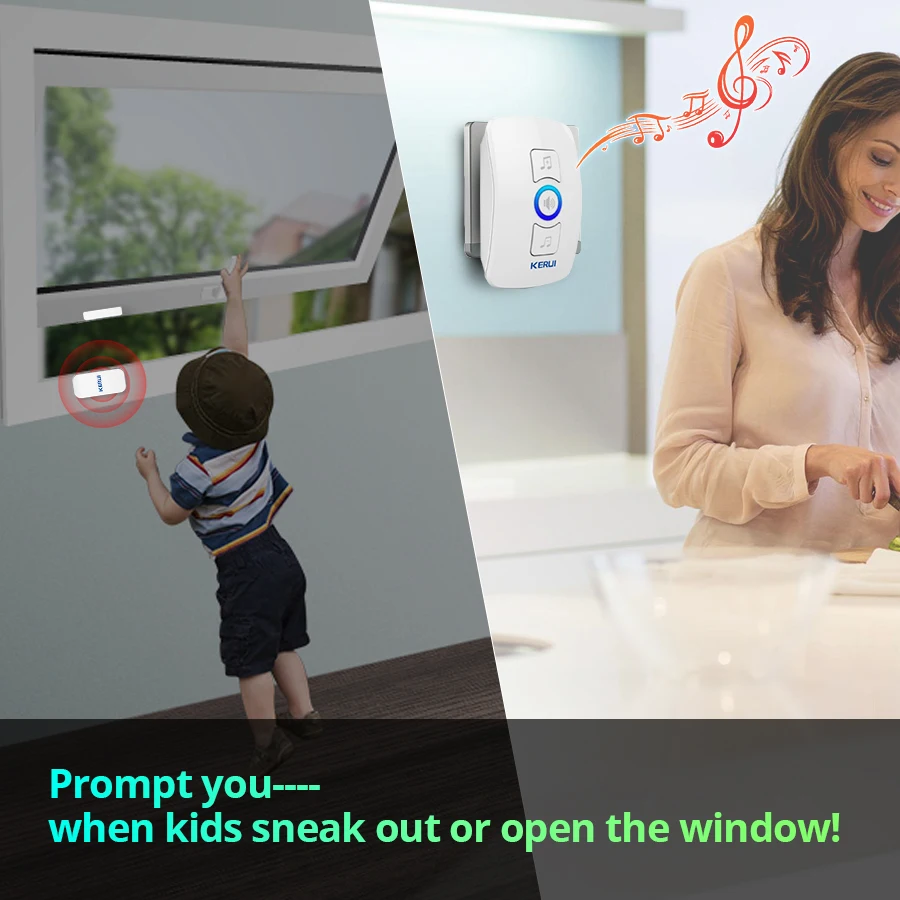 KERUI Wireless Doorbell Home S - Home Security Bell のレビューと価格