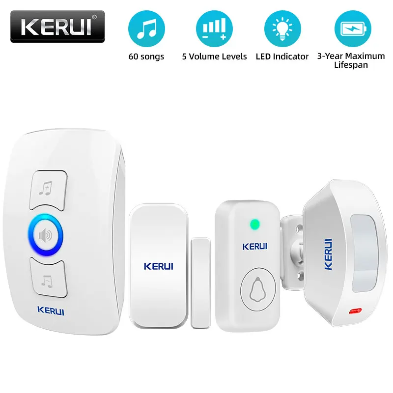 KERUI Wireless Doorbell Home S - Home Security Bell のレビューと価格