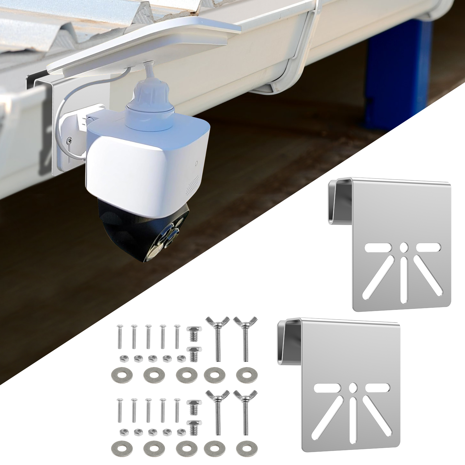 Metal Gutter Mount Bracket For - Home Security Eufy のレビューと価格