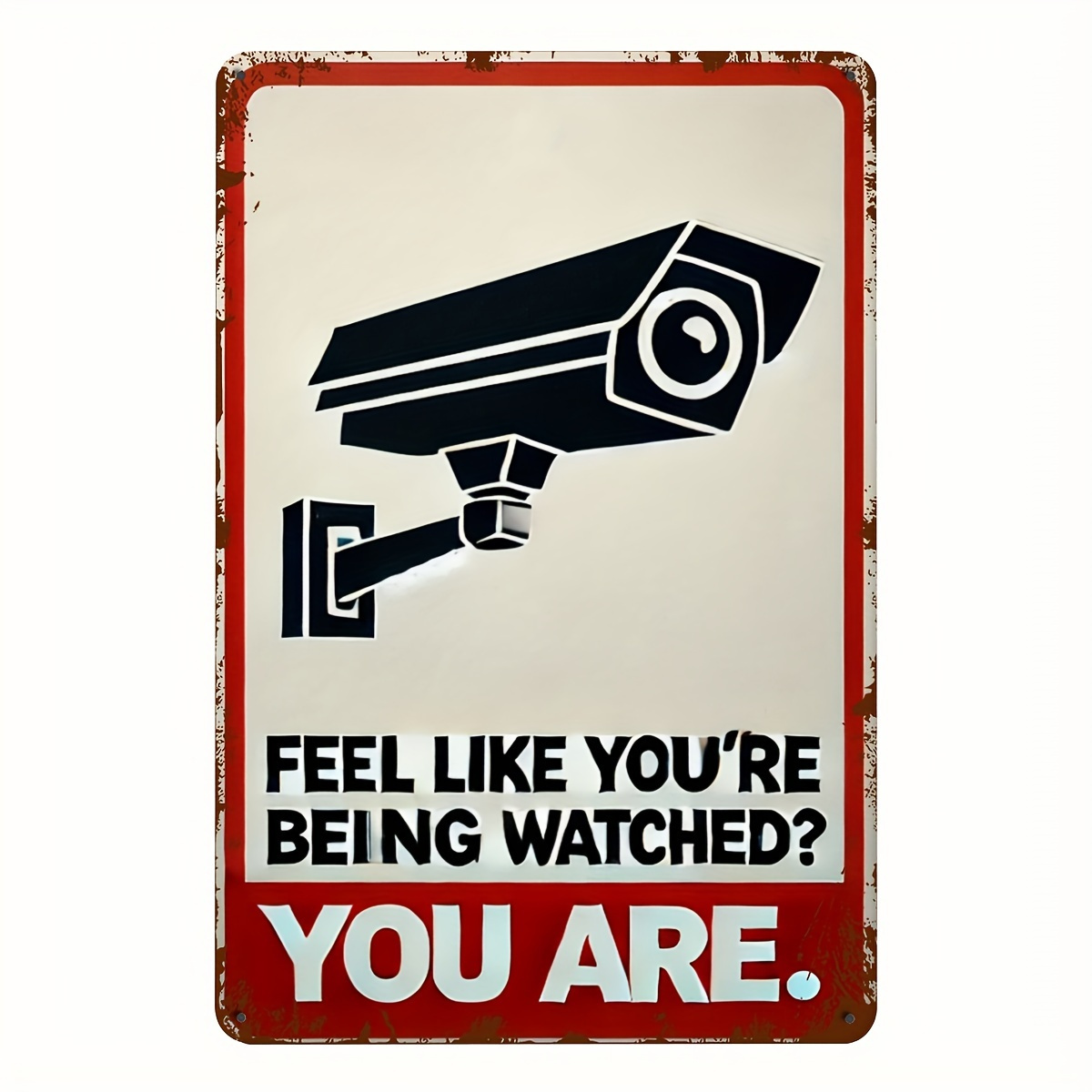 Funny Security Camera Warning  - Home Security Panel のレビューと価格