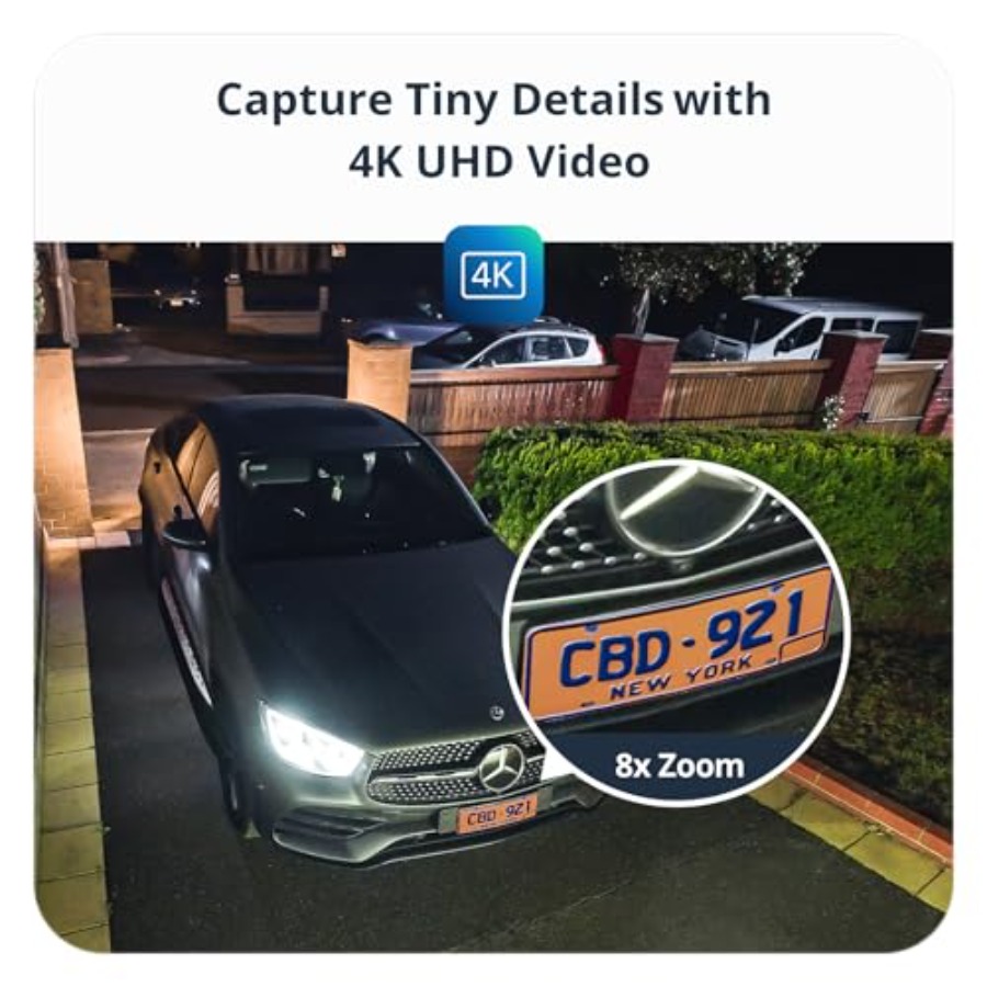Wireless 4K security cameras f - Home Security No Monthly Fee のレビューと価格