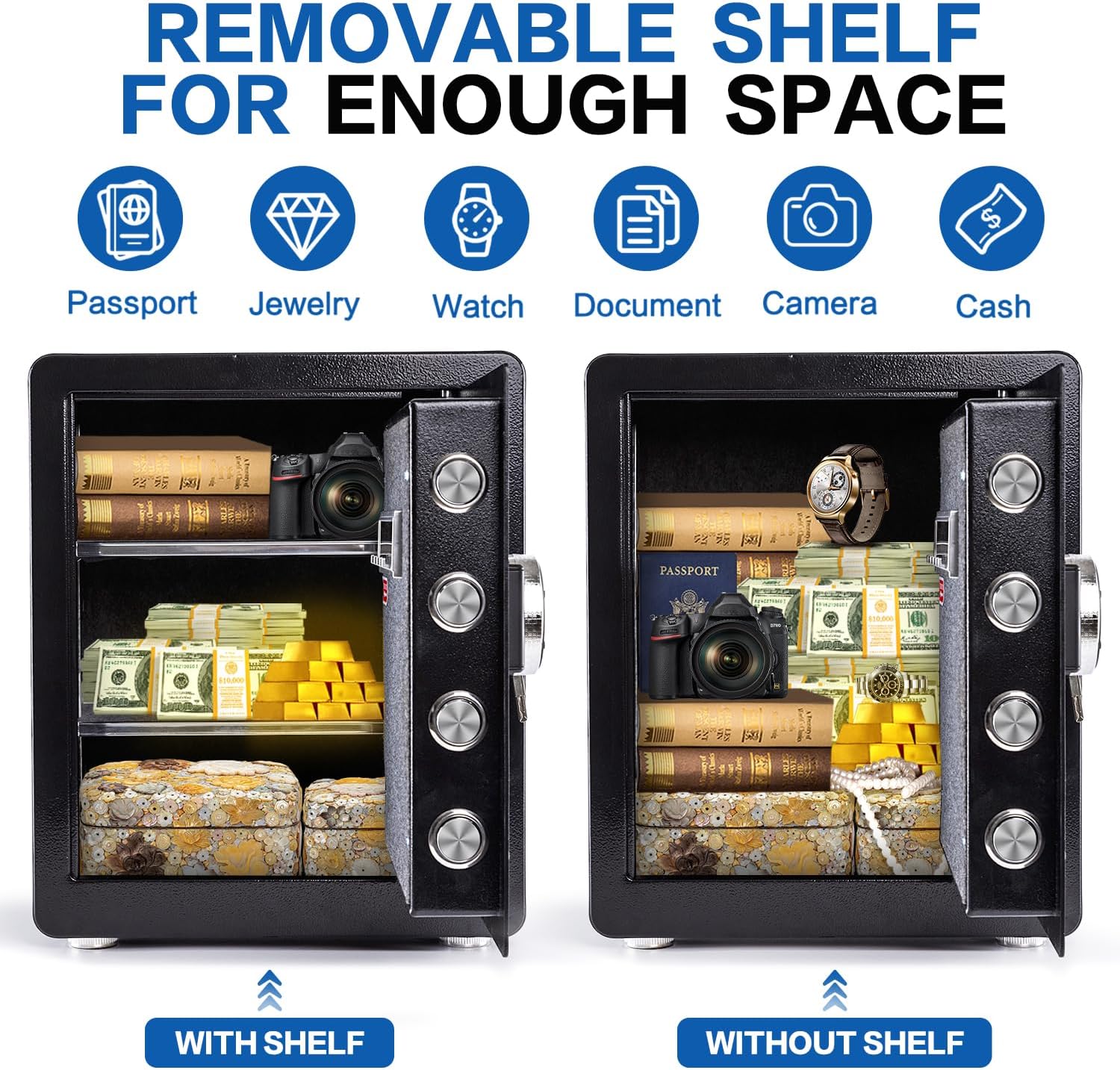 Safe Box, 1.9 Cubic Feet Secur - Home Security Alarm System のレビューと価格