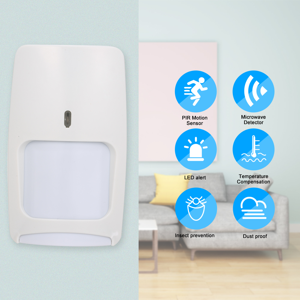Wired Dual-tech Infrared Motio - Home Security Device のレビューと価格