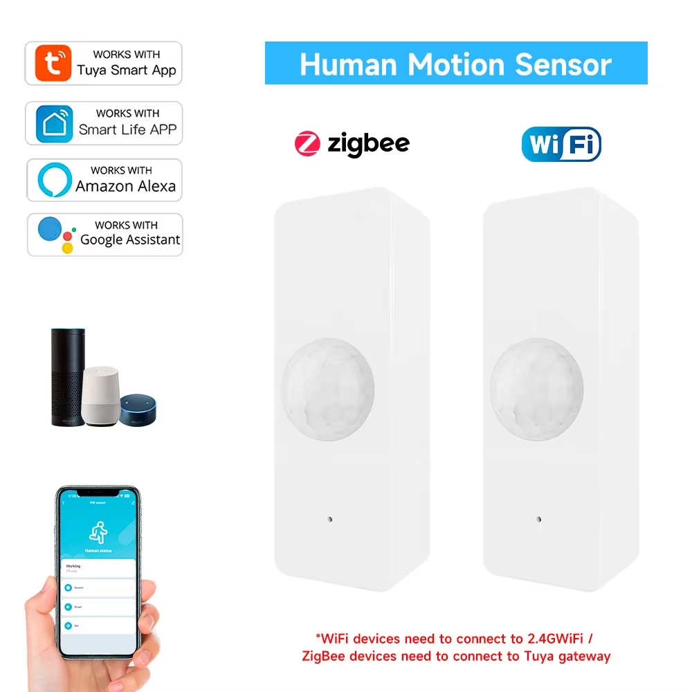 Tuya WiFi Zigbee PIR Motion Se - Home Security With Ai のレビューと価格