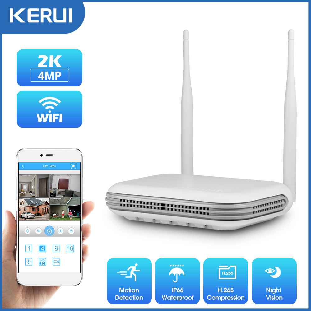 KERUI 2K 3K 4MP 8CH NVR WIFI O - Home Security Panel のレビューと価格