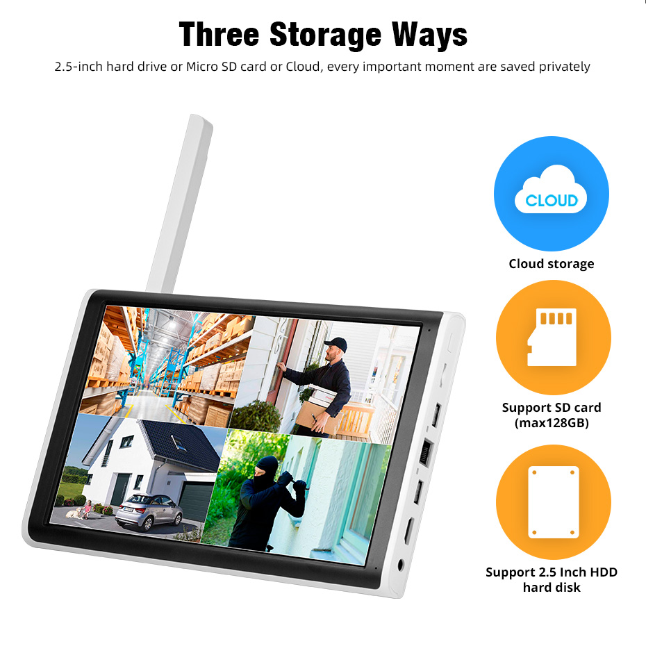 KERUI 2K 3K 4MP 8CH NVR WIFI O - Home Security Panel のレビューと価格