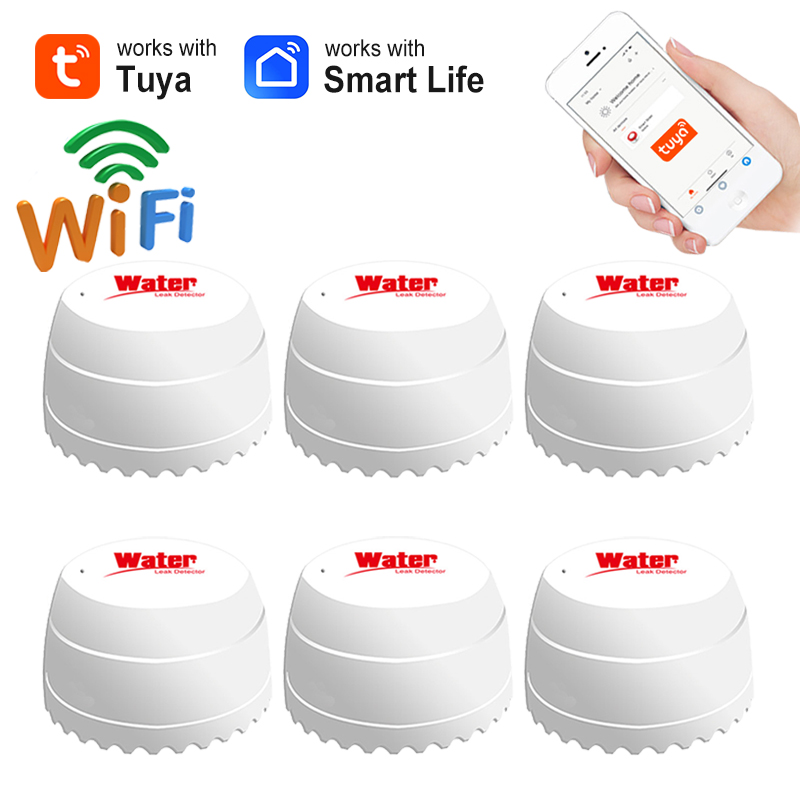 Tuya WiFi Water Leakage Sensor - Home Security Alarm System のレビューと価格