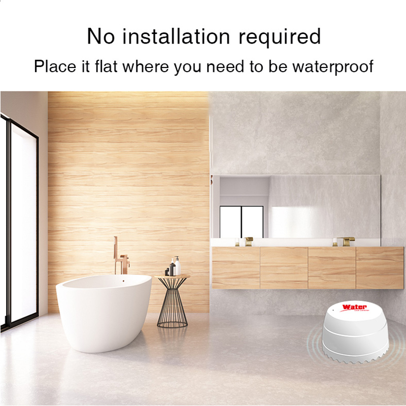 Tuya WiFi Water Leakage Sensor - Home Security Alarm System のレビューと価格