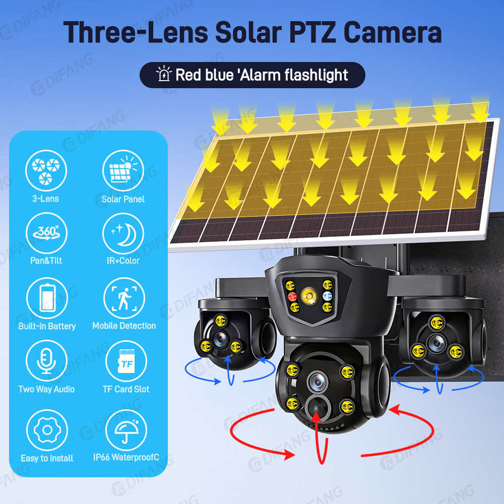 V380 Pro New 20MP WIFI Solar C - Home Security Panel のレビューと価格