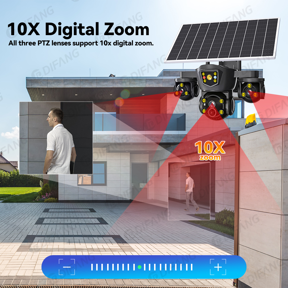 V380 Pro New 20MP WIFI Solar C - Home Security Panel のレビューと価格