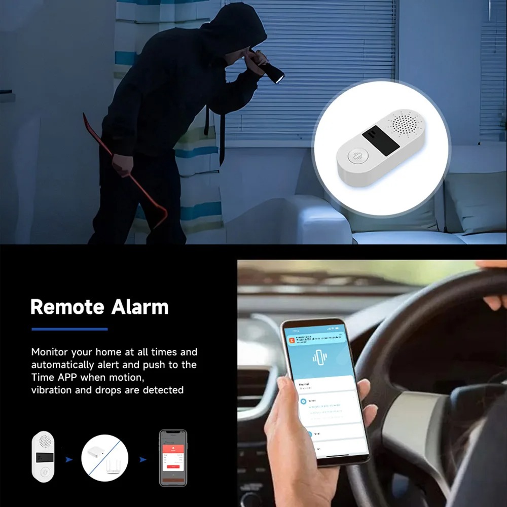 Tuya WiFi Vibration Sensor - 1 - Home Security With Ai のレビューと価格