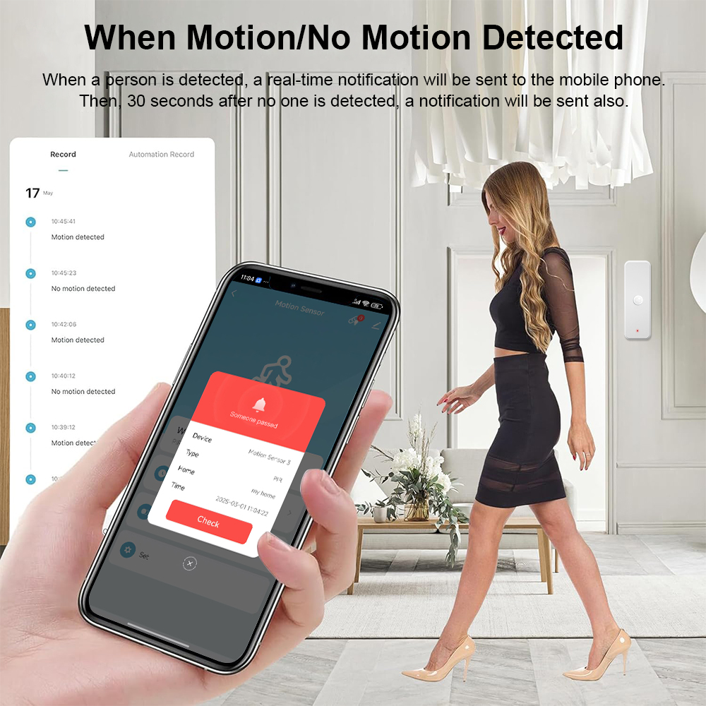New Tuya WiFi PIR Motion Detec - Home Security With Ai のレビューと価格