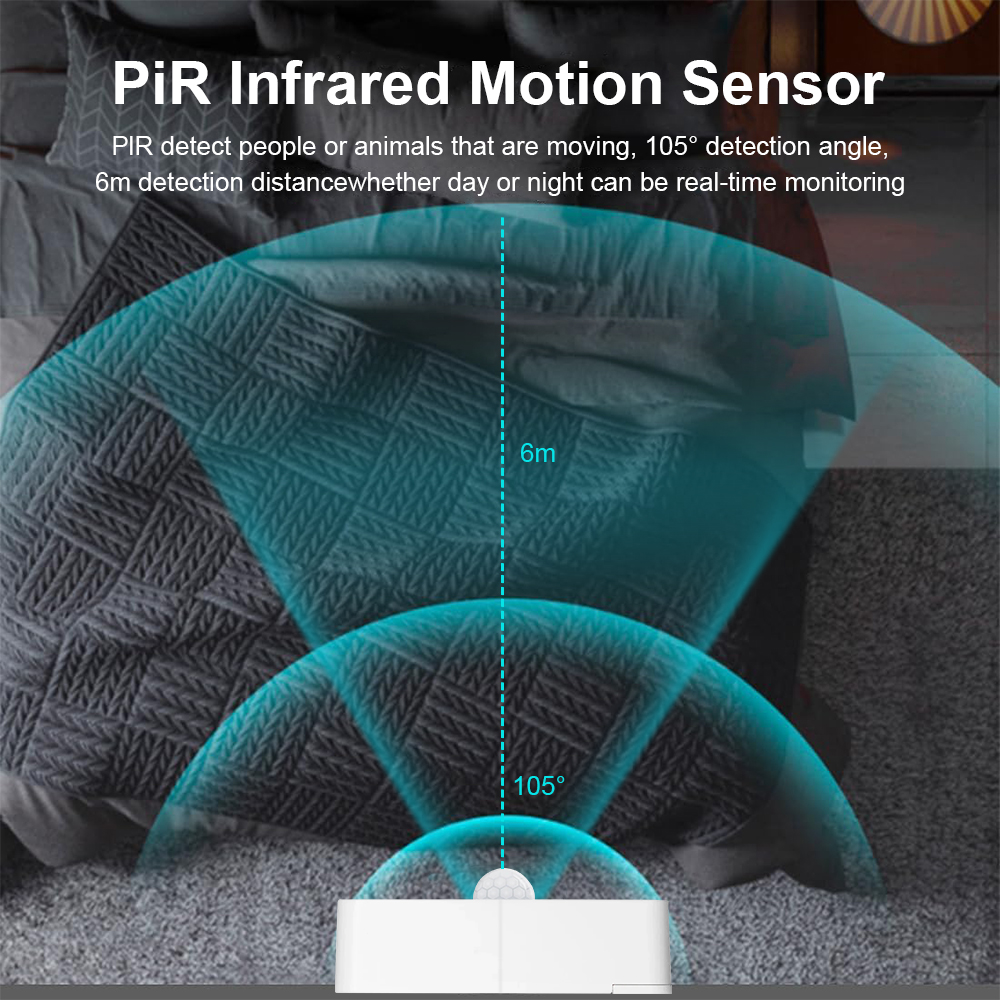 New Tuya WiFi PIR Motion Detec - Home Security With Ai のレビューと価格