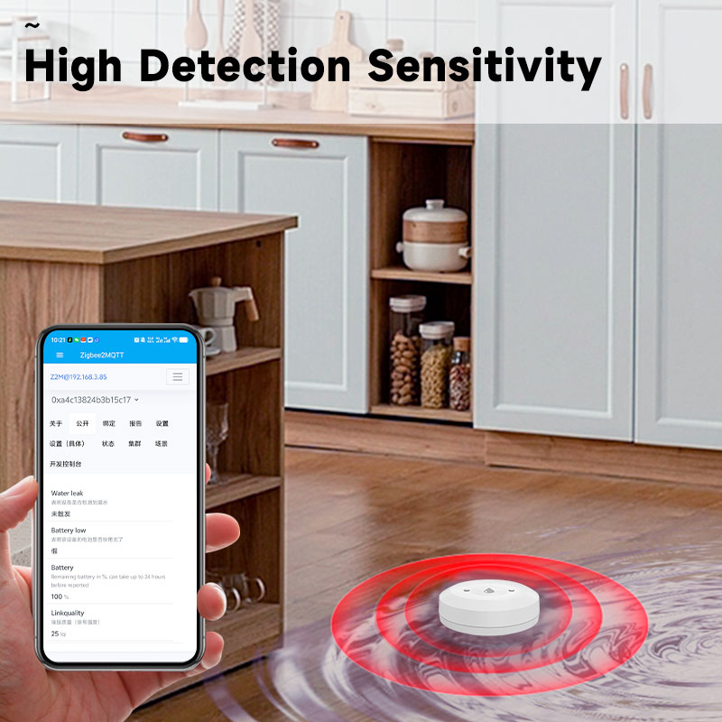 Smart ZigBee3.0 2MQTT Water Le - Home Security Device のレビューと価格