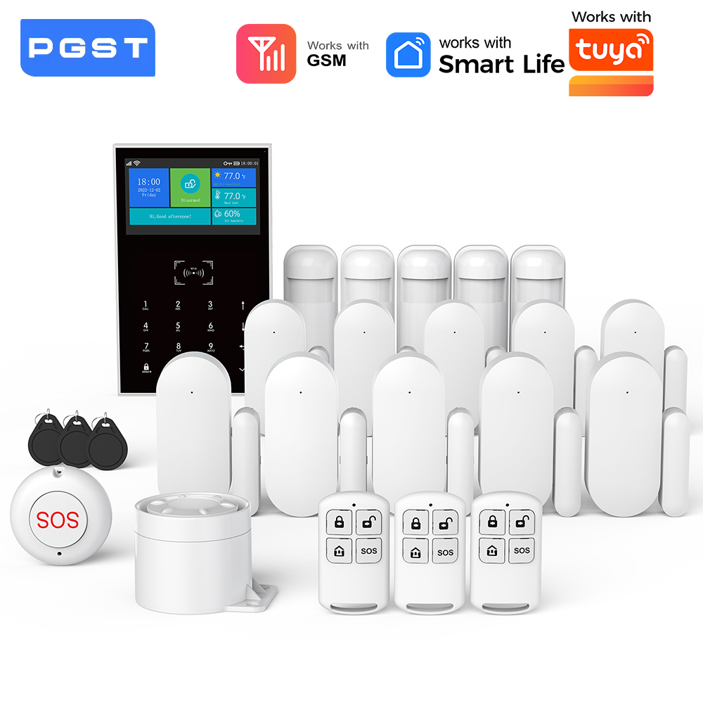 GSM WiFi Home Security Alarm S - Home Security No Monthly Fee のレビューと価格